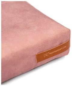 Materasso rosa per cani in ecopelle 90x110 cm SoftPET Eco XXL - Rexproduct