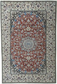 Nain Tappeto persiano 440x300 Rosso (Iran) Annodato A Mano
