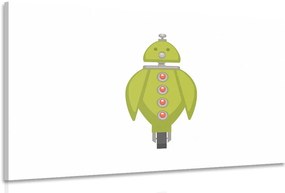 Stampa su tela – Con motivo di robot per bambini