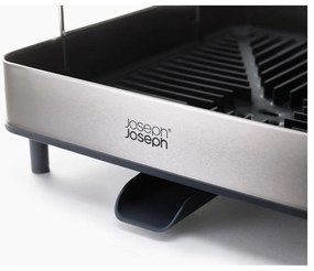 Vassoio di raccolta grigio a due livelli in acciaio inox Excel - Joseph Joseph