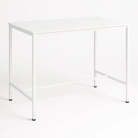 Tavolo Biro Alto Rettangolare - Bianco