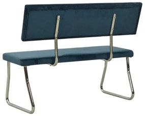 Panca 110 cm in Velluto Blu