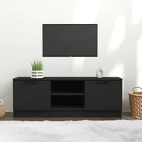 Mobile Porta TV Nero 102x35x36,5 cm in Legno Multistrato 811512