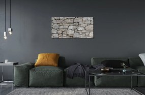 Quadro vetro Muro di pietra 100x50 cm