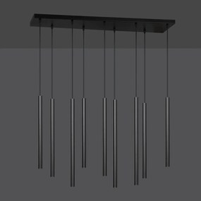 Lampada a Sospensione SELTER 9 BLACK WHITE e GOLD
