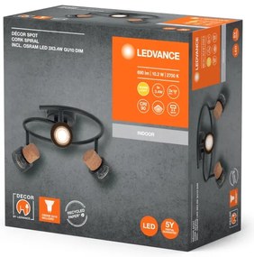Ledvance - Faretto LED DECOR CORK 3xGU10/3,4W/230V