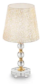 Lampade Da Scrivania - Ufficio Classico Queen Metallo Oro 1 Luce E27 Medium