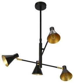 Lampadario a sospensione con supporto rigido LESS 4xE14/40W/230V