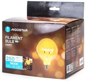 Lampadina LED FILAMENT E27/4W/230V 1800K happy - Aigostar