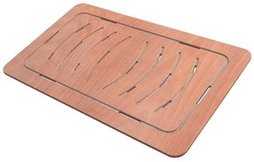 Pedana doccia in legno marino 104 x 62 antiscivolo per piatto doccia 120 x 80