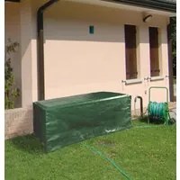 Telo Impermeabile 150x100x70cm in Poliestere per Tavoli Rettangolari da Giardino Bauer Verde