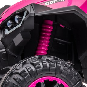 Quad Elettrico per Bambini 12V 2 Velocità Fari LED Rosa...