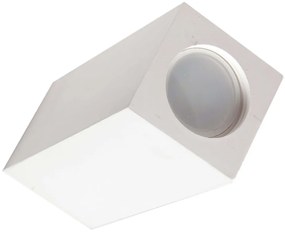 Applique da Soffitto in Gesso Pitturabile 70x70x190mm 1xGU10