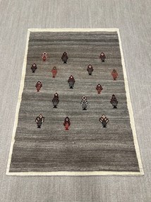 Gabbeh Tappeto 110x170 Marrone (Iran) Annodato A Mano