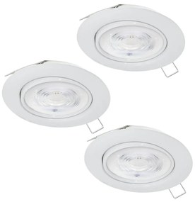 Eglo 901756 - SET 3x Lampada LED da incasso FAVAZZINA 1xGU10/4W/230V bianco