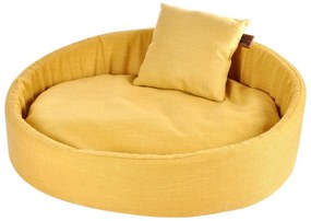 Letto giallo per cani 60x80 cm - Love Story
