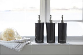 Dispenser per sapone nero in plastica 500 ml Round – YAMAZAKI