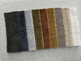 Divano angolare grigio chiaro (con penisola a sinistra/con chaise lounge) con rivestimento in ciniglia Leonore – Bobochic Paris