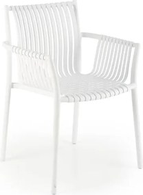 Sedia in plastica K492 in bianco
