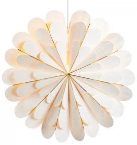Markslöjd 705309 - Decorazione natalizia MARIGOLD 1xE14/25W/230V d. 60 cm bianco