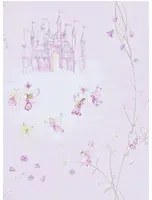 Fairy Castle - Kindertapete von Sanderson - Pink