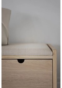 Panchina in colore naturale Hillmond - Rowico