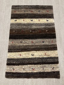 Gabbeh Tappeto persiano 80x130 Beige (Iran) Annodato A Mano
