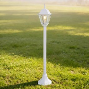 Paletto Lampione Vintage 100cm E27 IP54 Bianco - Serie Alfieri