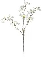 Set 3 Mini Tralcio Artificiale con Fiori Altezza 88 cm Bianco