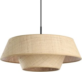 Eglo 44096 - Sospensione su cavo MARFORD 1xE27/60W/230V in rafia