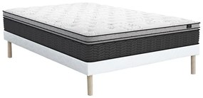 Set rete + materasso ibrido molle insacchettate e topper integrato sp. 35cm 160 x 200cm - GAMIANI di YSMÉE