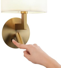 Brilagi - Applique a LED DAYA 1xE14/40W/230V + LED/3W color crema/oro