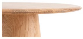 Tavolino rotondo in legno di quercia in colore naturale ø 80 cm Mushroom - Gazzda