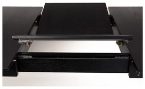 Tavolo da pranzo pieghevole nero , 120 x 80 cm Glimps - Zuiver