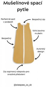 Sacco nanna reversibile in mussola leggera Rose 4-24 mesi M