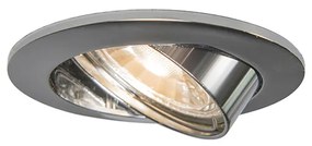 Faretto da incasso Smart in acciaio inclinabile con Wifi GU10 - Edu