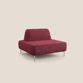 Newton poltrona modulare con schienali movibili T07 rosso