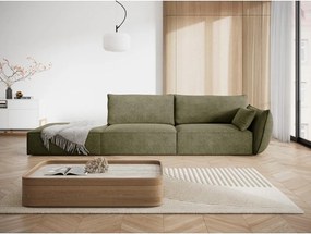 Divano angolare verde Vanda - Mazzini Sofas