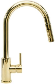 REA-B0669 - Miscelatore per lavello con doccetta estraibile FRESH 39,5 cm oro