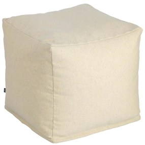 Kave Home - Pouf quadrato Nedra 50 x 50 cm beige