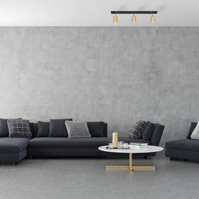 LED Faretto TUNE 3xGU10/4,8W/230V oro/nero