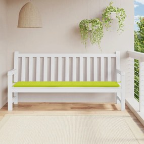 Cuscino Per Panca Verde Brillante 200x50x3 Cm İn Tessuto Oxford /
