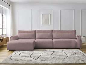 Divano angolare in rosa chiaro Aden – Bobochic Paris