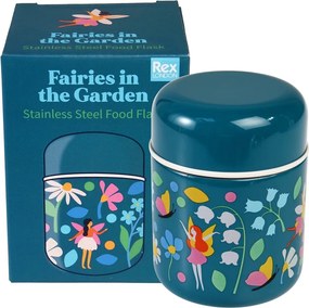 Borraccia termica blu 280 ml Fairies in the Garden – Rex London