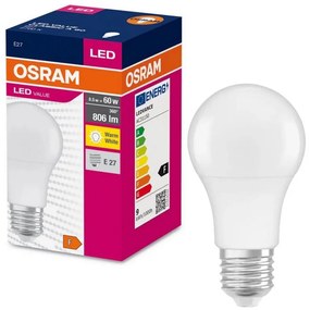 Lampadina LED A60 E27/8,5W/230V 2700K - Osram