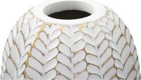 Vaso Resina Leaf Cm Ø 20X67