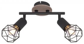 Globo 54802S-2H - Faretto XARA 2xE14/40W/230V