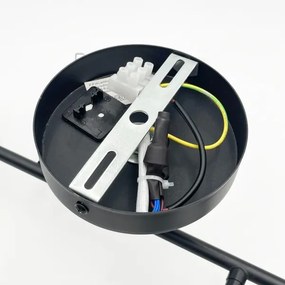 Brilagi - Plafoniera MALONY 4xE14/20W/230V nera