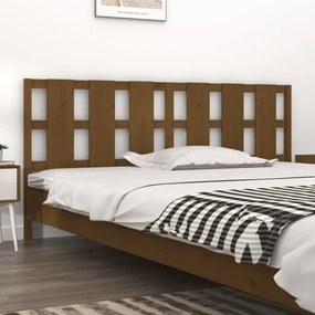Testiera Per Letto Ambra 205,5x4x100 Cm Legno Massello Di Pino /