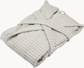 Accappatoio unisex in cotone a nido d'ape con cappuccio Robin